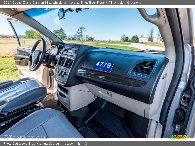 Billet Silver Metallic / Black/Light Graystone 2014 Dodge Grand Caravan SE w/Wheelchair Access