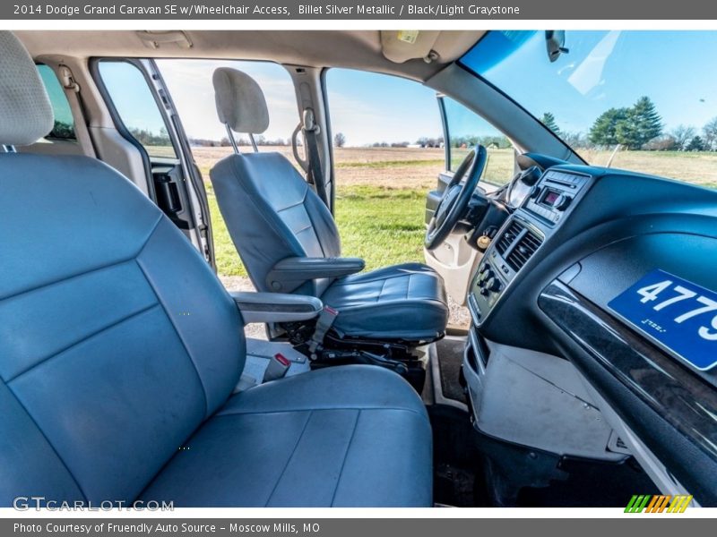 Billet Silver Metallic / Black/Light Graystone 2014 Dodge Grand Caravan SE w/Wheelchair Access