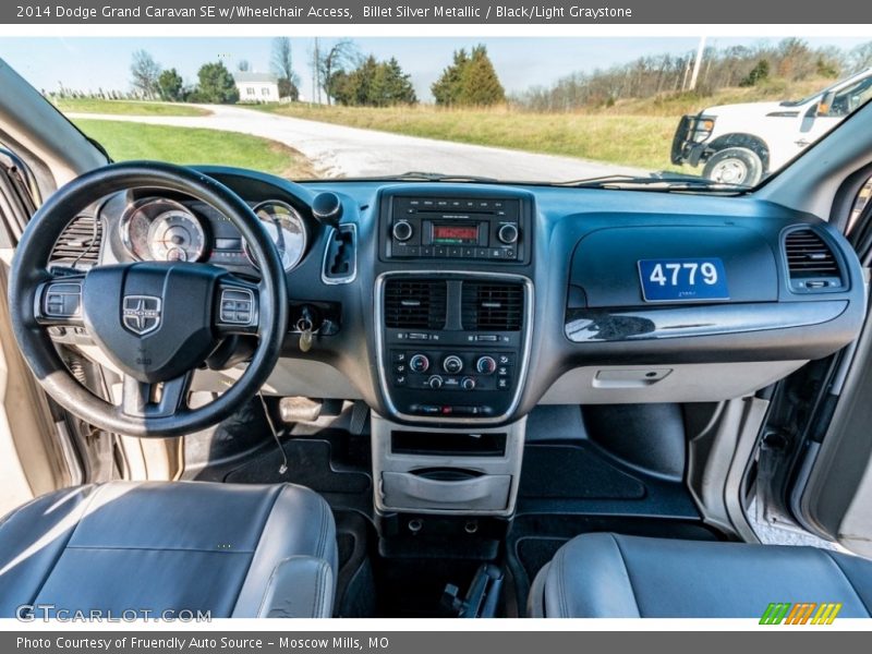 Billet Silver Metallic / Black/Light Graystone 2014 Dodge Grand Caravan SE w/Wheelchair Access