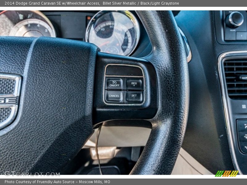 Billet Silver Metallic / Black/Light Graystone 2014 Dodge Grand Caravan SE w/Wheelchair Access