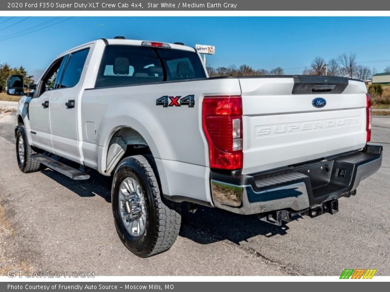 Star White / Medium Earth Gray 2020 Ford F350 Super Duty XLT Crew Cab 4x4