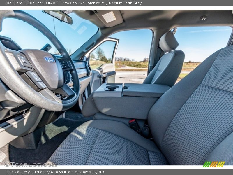 Star White / Medium Earth Gray 2020 Ford F350 Super Duty XLT Crew Cab 4x4