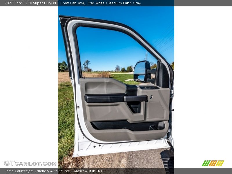 Star White / Medium Earth Gray 2020 Ford F350 Super Duty XLT Crew Cab 4x4