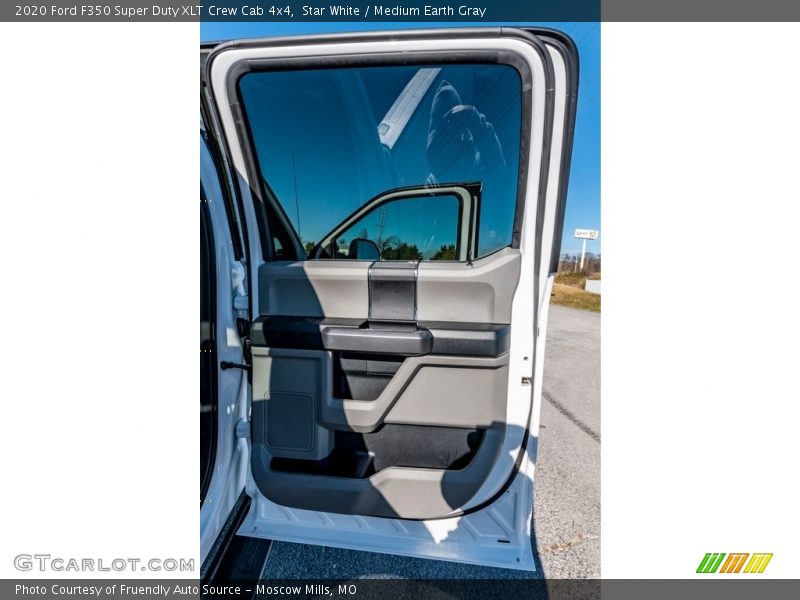Star White / Medium Earth Gray 2020 Ford F350 Super Duty XLT Crew Cab 4x4