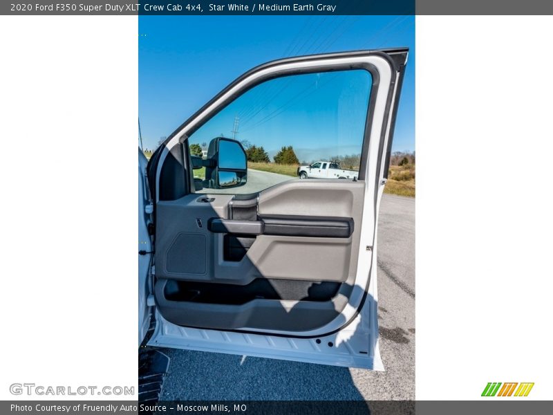 Star White / Medium Earth Gray 2020 Ford F350 Super Duty XLT Crew Cab 4x4