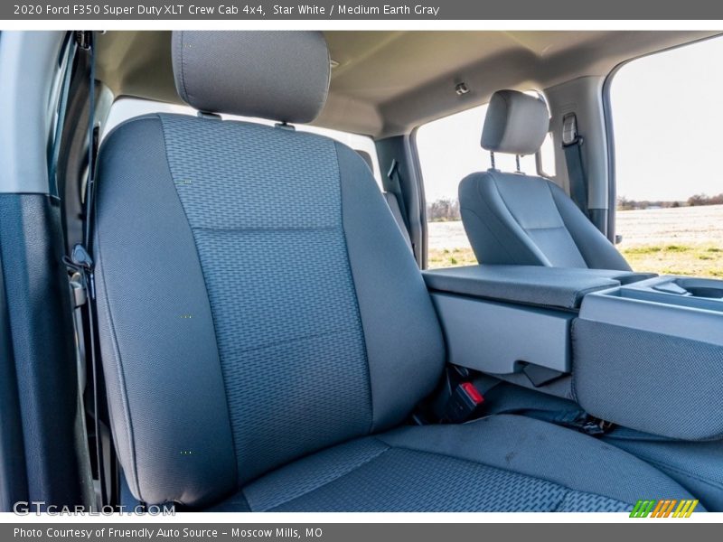 Star White / Medium Earth Gray 2020 Ford F350 Super Duty XLT Crew Cab 4x4