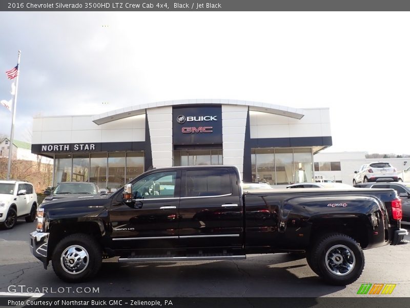 Black / Jet Black 2016 Chevrolet Silverado 3500HD LTZ Crew Cab 4x4