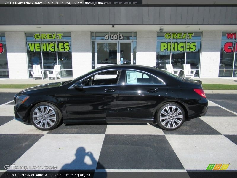 Night Black / Black 2018 Mercedes-Benz CLA 250 Coupe