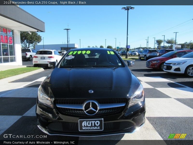 Night Black / Black 2018 Mercedes-Benz CLA 250 Coupe