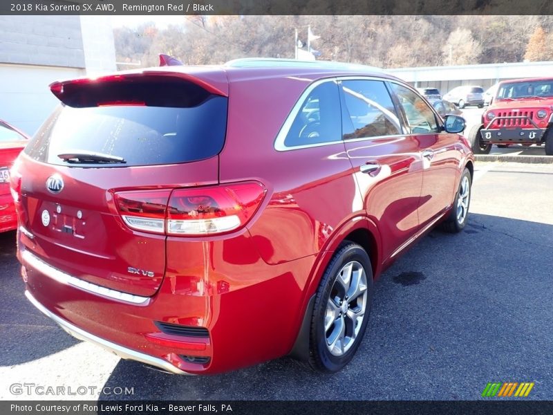 Remington Red / Black 2018 Kia Sorento SX AWD