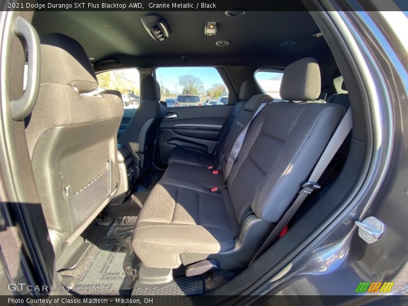 Rear Seat of 2021 Durango SXT Plus Blacktop AWD