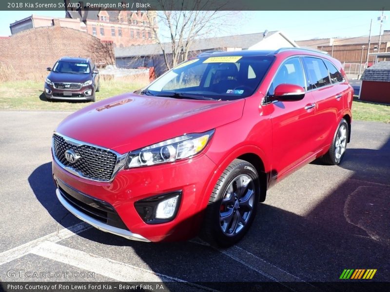 Remington Red / Black 2018 Kia Sorento SX AWD