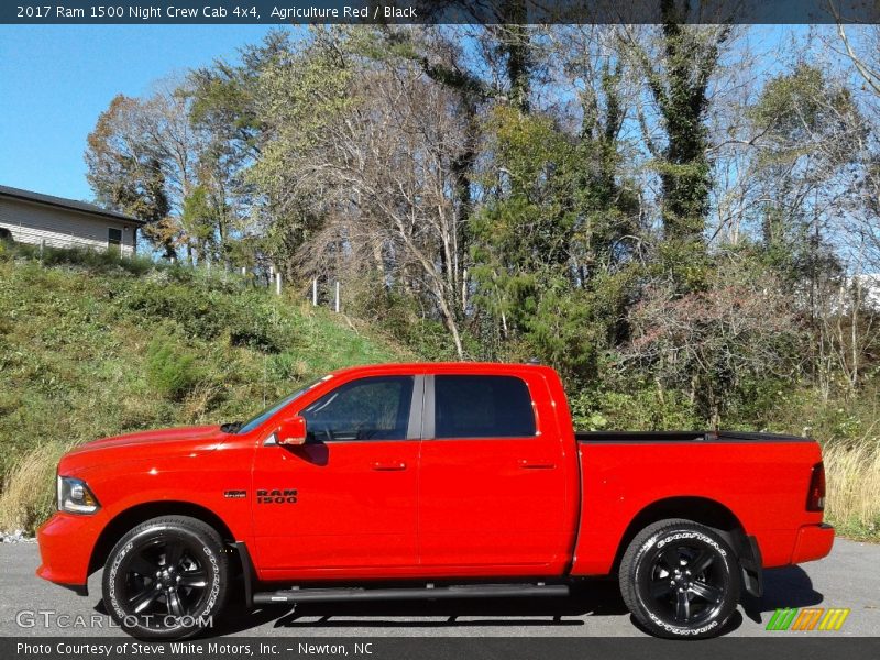 Agriculture Red / Black 2017 Ram 1500 Night Crew Cab 4x4