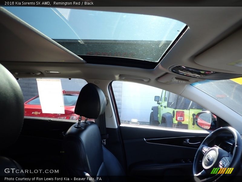 Remington Red / Black 2018 Kia Sorento SX AWD