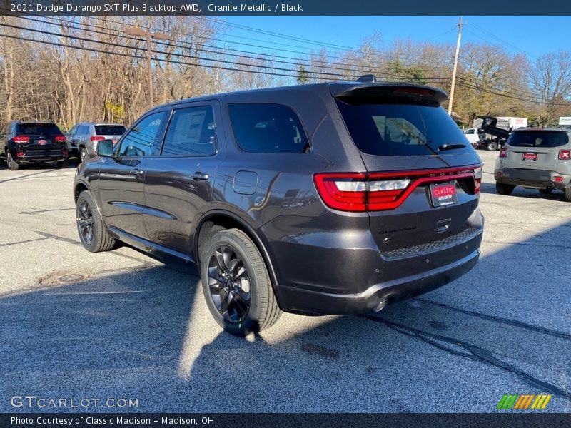 Granite Metallic / Black 2021 Dodge Durango SXT Plus Blacktop AWD