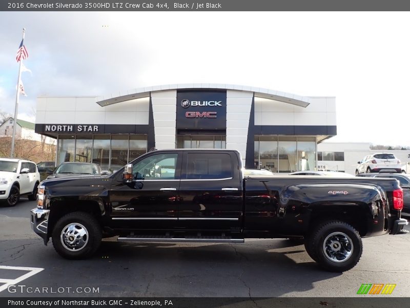 Black / Jet Black 2016 Chevrolet Silverado 3500HD LTZ Crew Cab 4x4