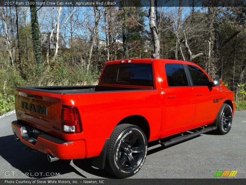 Agriculture Red / Black 2017 Ram 1500 Night Crew Cab 4x4