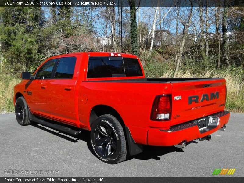 Agriculture Red / Black 2017 Ram 1500 Night Crew Cab 4x4