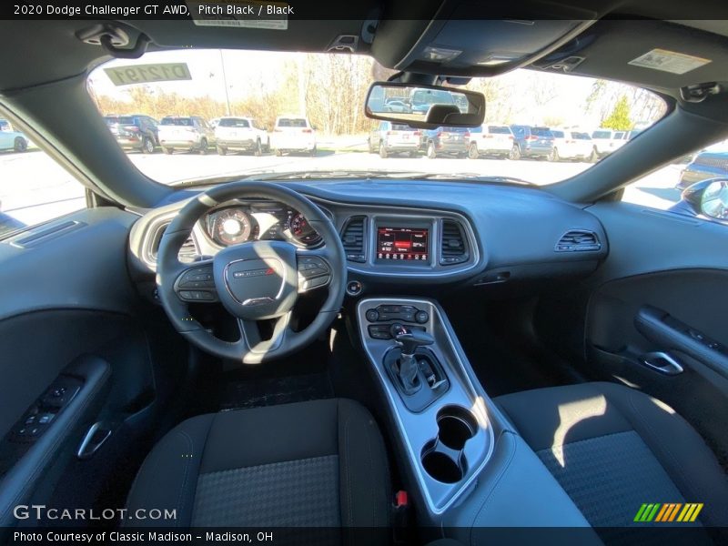 Pitch Black / Black 2020 Dodge Challenger GT AWD