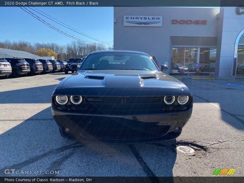 Pitch Black / Black 2020 Dodge Challenger GT AWD