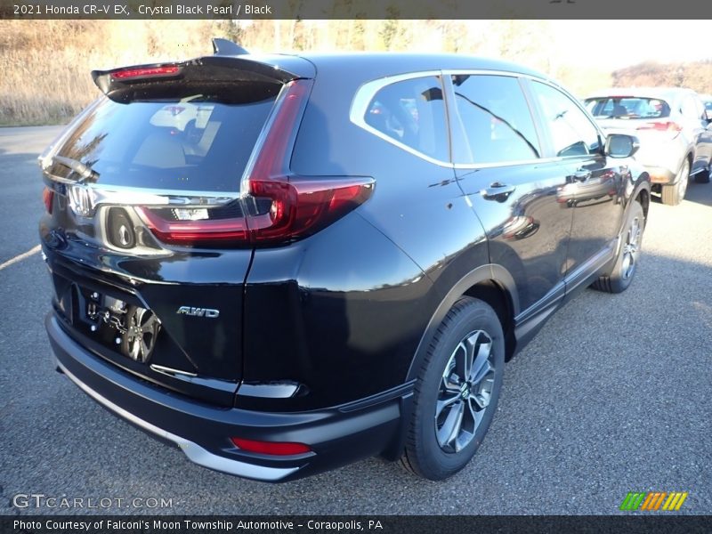 Crystal Black Pearl / Black 2021 Honda CR-V EX