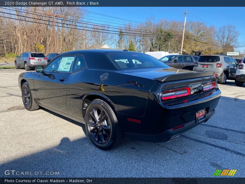 Pitch Black / Black 2020 Dodge Challenger GT AWD
