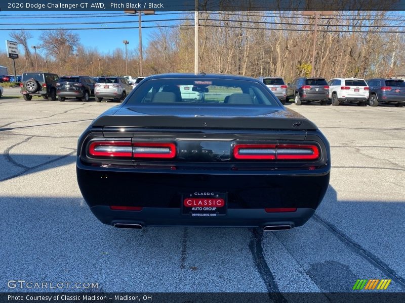 Pitch Black / Black 2020 Dodge Challenger GT AWD
