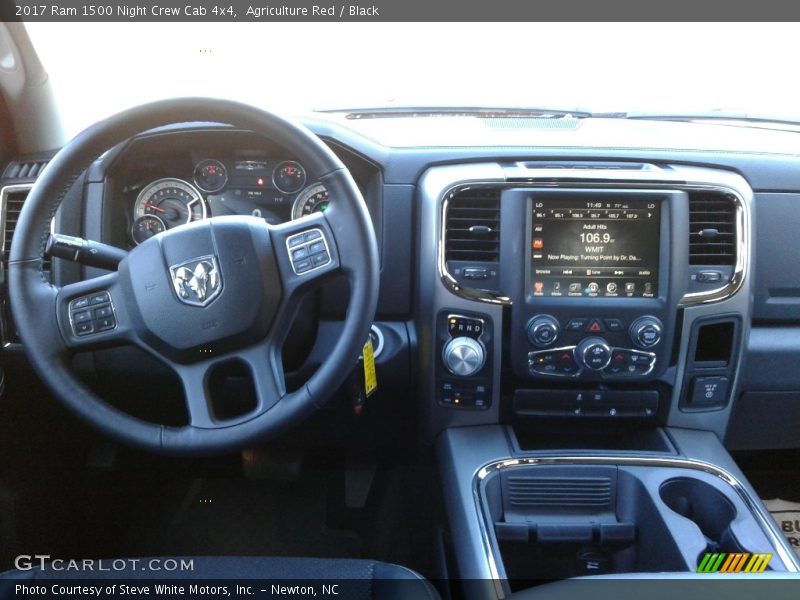 Agriculture Red / Black 2017 Ram 1500 Night Crew Cab 4x4