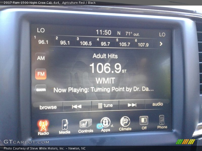Agriculture Red / Black 2017 Ram 1500 Night Crew Cab 4x4