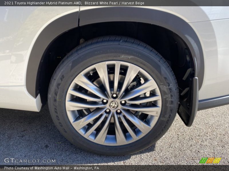  2021 Highlander Hybrid Platinum AWD Wheel