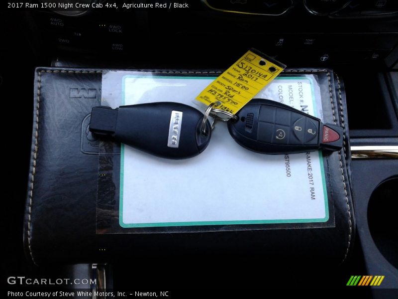 Agriculture Red / Black 2017 Ram 1500 Night Crew Cab 4x4