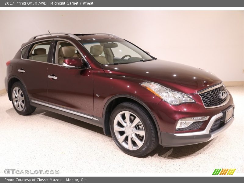 Front 3/4 View of 2017 QX50 AWD