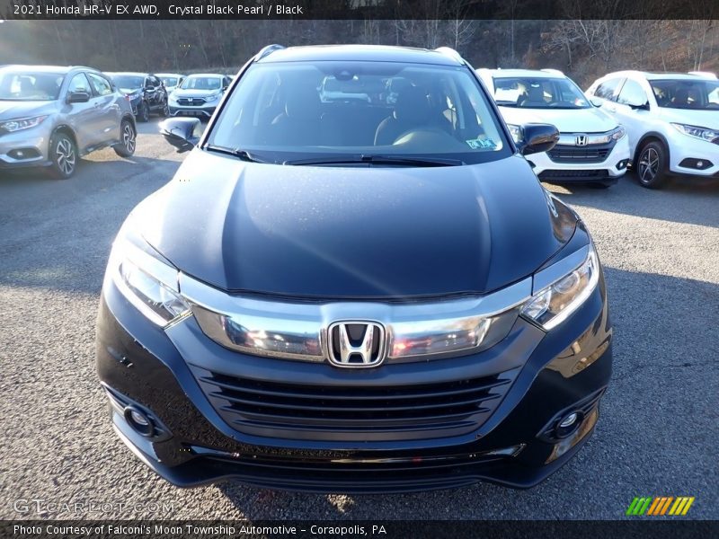 Crystal Black Pearl / Black 2021 Honda HR-V EX AWD