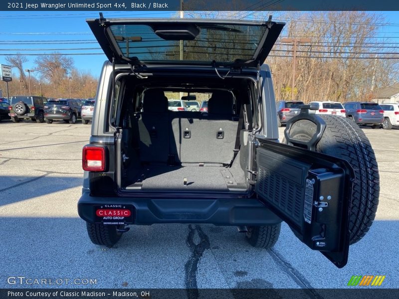 Black / Black 2021 Jeep Wrangler Unlimited Sport 4x4