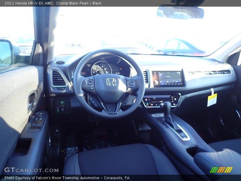 Crystal Black Pearl / Black 2021 Honda HR-V EX AWD