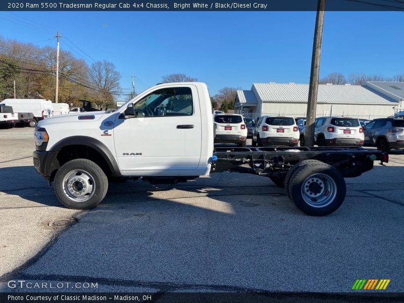 Bright White / Black/Diesel Gray 2020 Ram 5500 Tradesman Regular Cab 4x4 Chassis