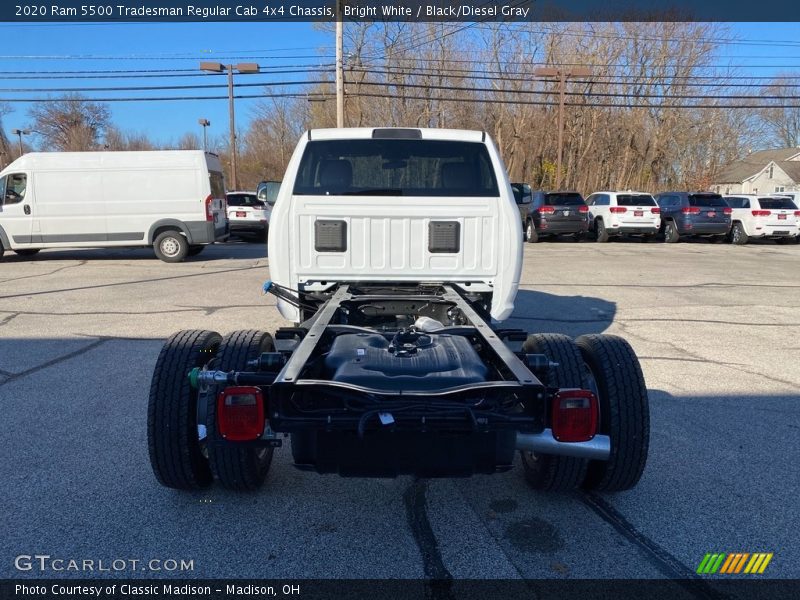 Bright White / Black/Diesel Gray 2020 Ram 5500 Tradesman Regular Cab 4x4 Chassis