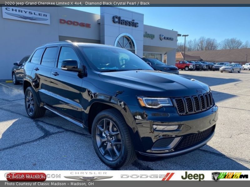 Diamond Black Crystal Pearl / Black 2020 Jeep Grand Cherokee Limited X 4x4