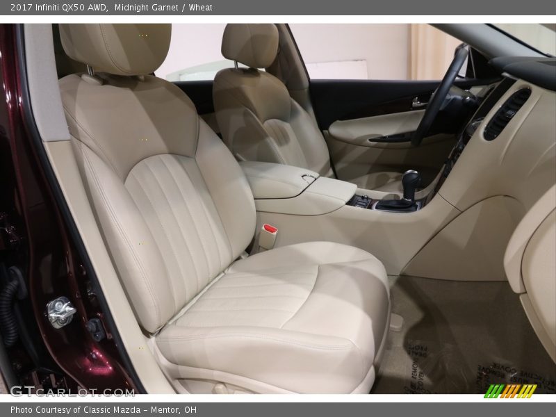 Front Seat of 2017 QX50 AWD