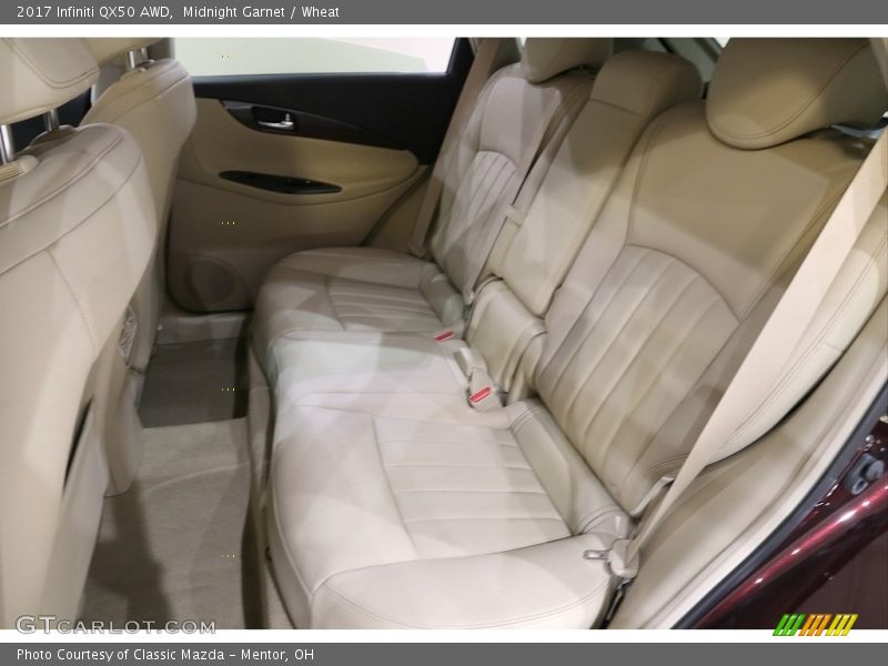 Rear Seat of 2017 QX50 AWD