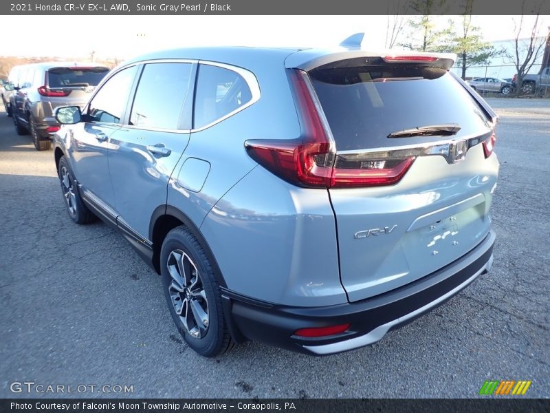 Sonic Gray Pearl / Black 2021 Honda CR-V EX-L AWD