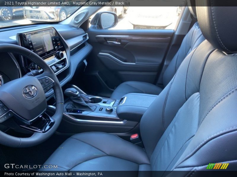 Magnetic Gray Metallic / Black 2021 Toyota Highlander Limited AWD