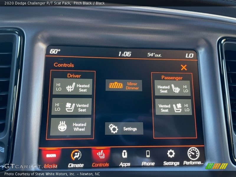 Pitch Black / Black 2020 Dodge Challenger R/T Scat Pack