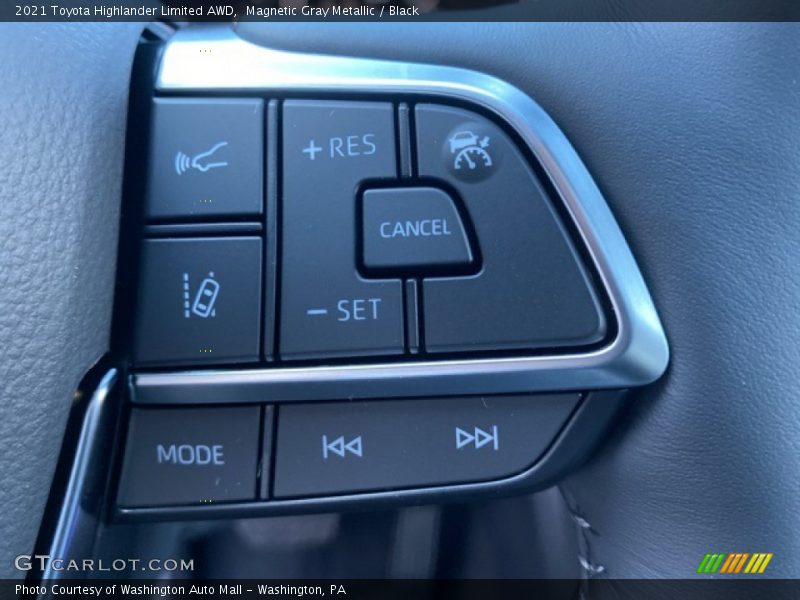 Magnetic Gray Metallic / Black 2021 Toyota Highlander Limited AWD