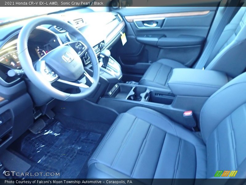 Sonic Gray Pearl / Black 2021 Honda CR-V EX-L AWD