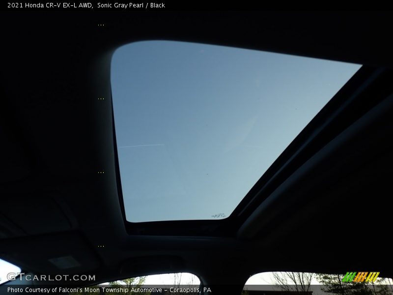 Sonic Gray Pearl / Black 2021 Honda CR-V EX-L AWD
