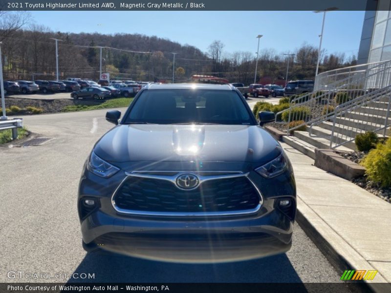 Magnetic Gray Metallic / Black 2021 Toyota Highlander Limited AWD