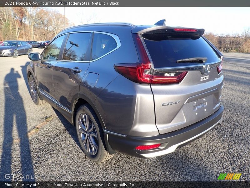 Modern Steel Metallic / Black 2021 Honda CR-V Touring AWD