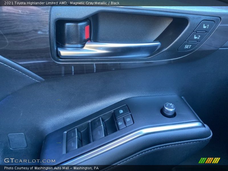 Magnetic Gray Metallic / Black 2021 Toyota Highlander Limited AWD