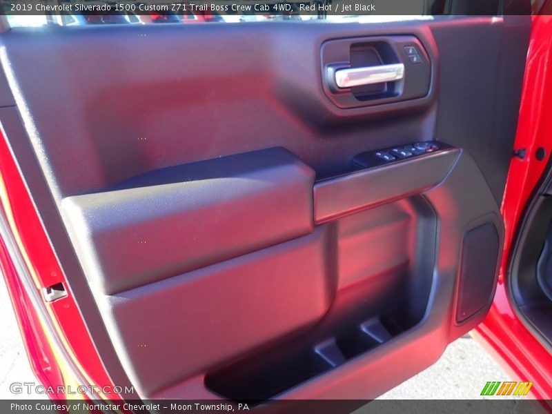 Red Hot / Jet Black 2019 Chevrolet Silverado 1500 Custom Z71 Trail Boss Crew Cab 4WD